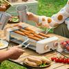 Elektrický Hot Dog váleček 550W Plně automatický Teplotní Multifunkční 6 trubkový Gril na klobásy Vařič Stroj