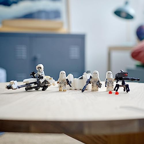 LEGO Star Wars Snowtrooper™ Battle Pack 75320, a toy block gift for boys ages 6 and up.