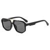 European and American box retro classic double beam pilot sunglasses versatile outdoor sunscreen fashion sunglasses
