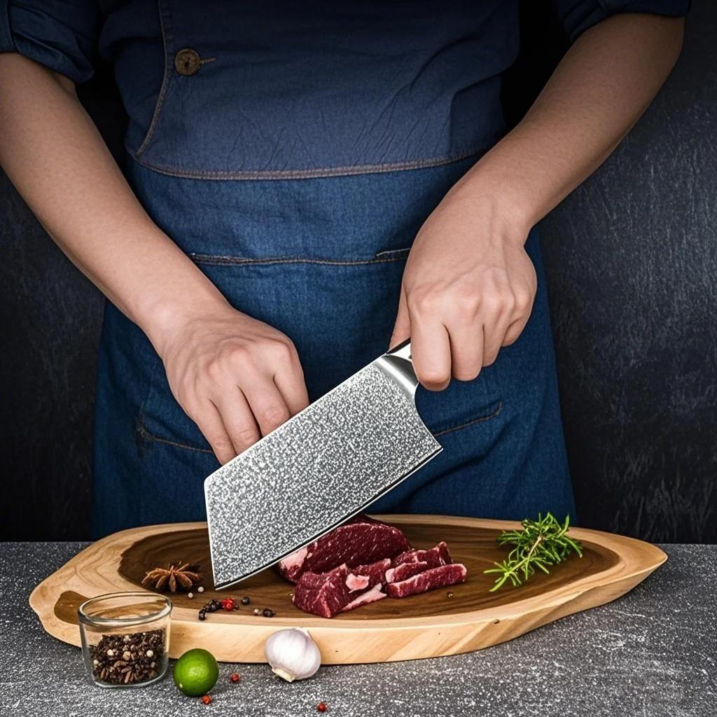 Professional Chef Knife Set - High Carbon Stainless Steel with Upgraded Steel Core - Precision Kitchen Knives for Cooking