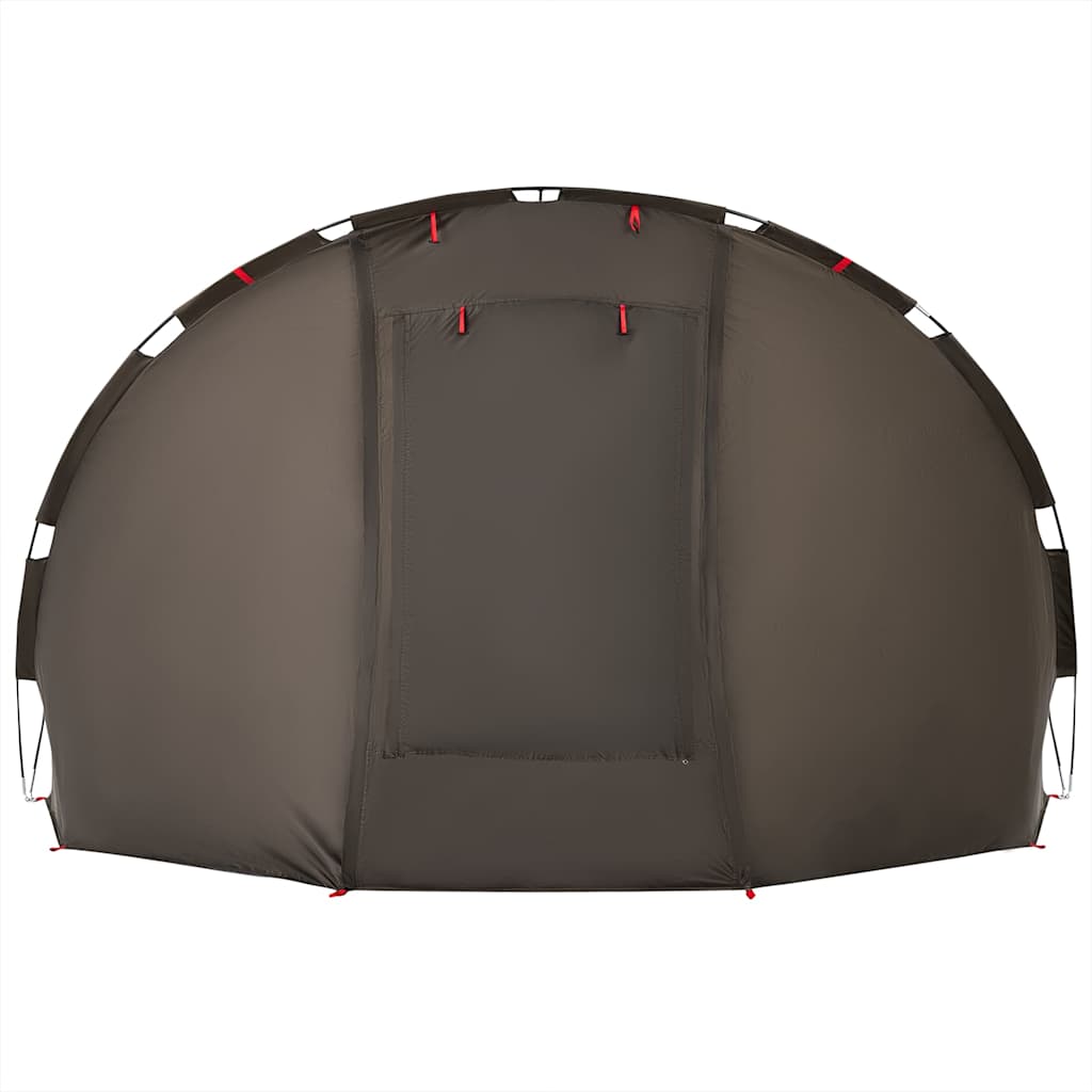 Fishing Tent for 5 Persons Brown Waterproof