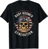 Baby Boomer Skull 1946-1964 Vintage Grunge Generation Pride T-shirt