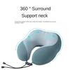 Slow Rebound Neck Support Cushion Foam Napping Neck Pad U-shaped Travel Pillows  Airplanes