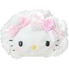 Hello Kitty Pouch for Ages 3 and Up Face-Shaped (White Frill) (011541)