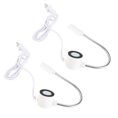 2ks LED šicí stroj Light Flexibilní pracovní světlo na šití s ​​magnetickou základnou