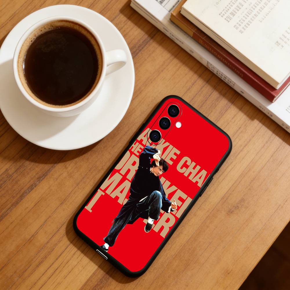 Jackie Chan  Phone Case Black Silicone Soft For Samsung Galaxy A73,A72,A71,A70,A53,A52,A51
