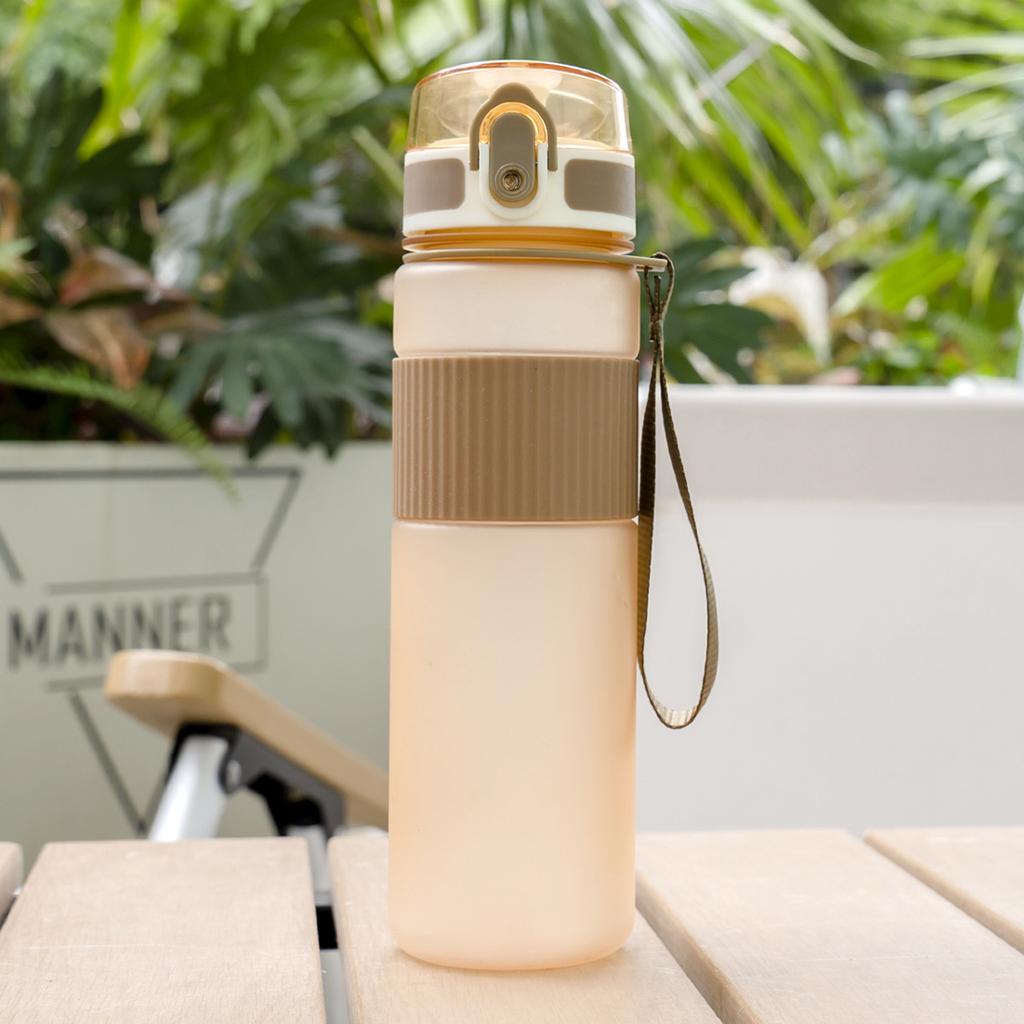 Water bottle summer matte sports water cup high value male and female students anti-drop large capacity portable kettle high temperature resistant cup