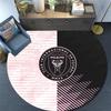 Inter Miami CF,Round Area Rug,Carpet Rug for Living Room Bedroom Sofa Playroom Decor,Non-slip Floor Mat