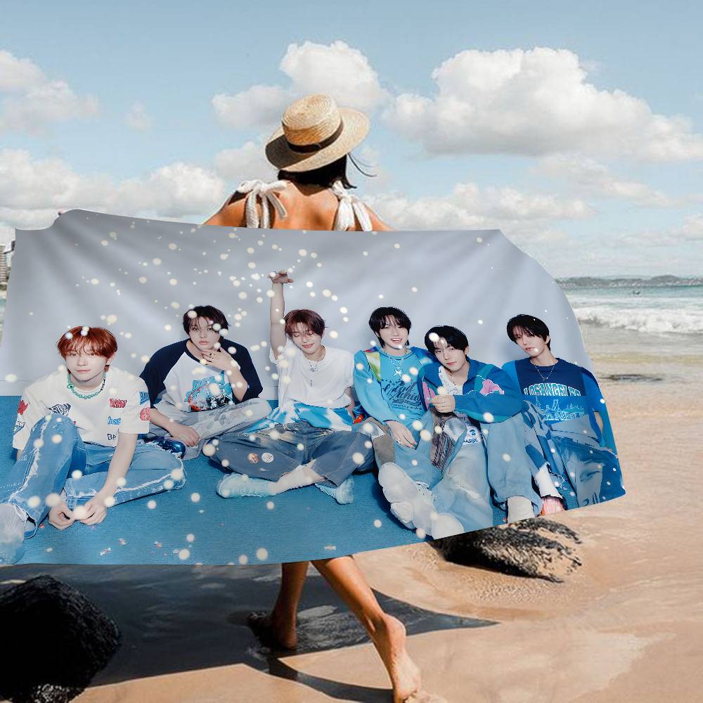 Boy Band N-Nct Wish Singer Microfiber Beach Towel Absorbent Quick Dry Soft Yoga Swimming Resort Mountain Climbing Towel