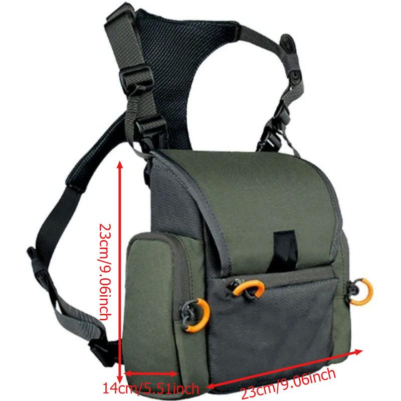 1 pz Borsa da Caccia da Esterno per Telescopio Zaino da Petto Regolabile per Telescopio Borsa Tattica per la Conservazione dell'Attrezzatura da Caccia