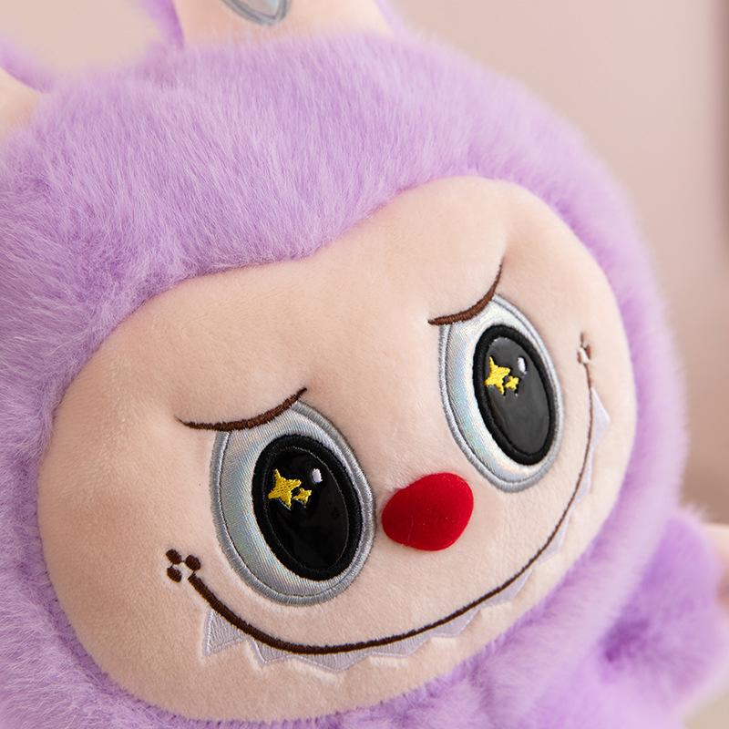 Anime Monster Labubu Zimomo Angel Diy Doll Figure Vinyl Doll Plush Toy Pillow Room Decoration Kid Birthday Gift