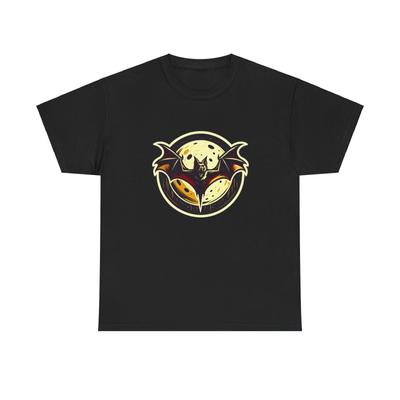 Unisex Erwachsenen T-Shirt Vampir Fledermaus Retro Stil Gothic Gruselig Festlich Halloween T-Shirt