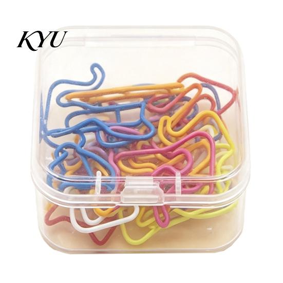 Creative Stationery for Desk 20PCS Cute Shaped Paper Clips, Bone/Duck/Dog/Cat Shape, Decorative Assorted Shapes Holders Metal Fasteners Office