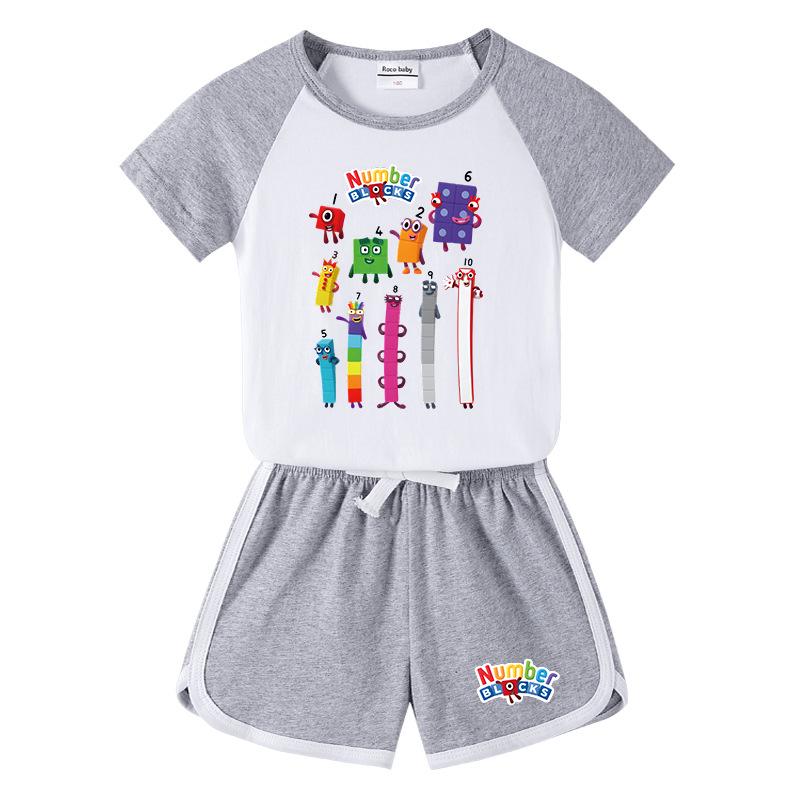 2025 Kids' Summer Clothing Set: Baby Shorts & T-shirt, Casual Sports Two-Piece for Boys & Girls