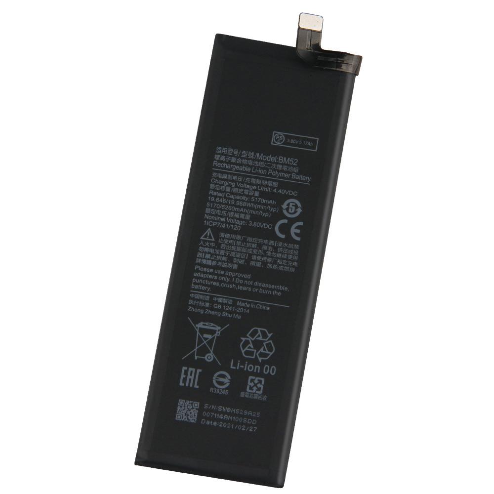 NEW Replacement Battery BM52 For Xiaomi CC9 PRO Xiaomi Note 10 Xiaomi Note10 Pro Phone Battery 5260mAh