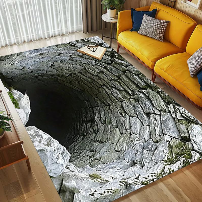 Stone Tunnel Living Room Nonslip Area Rug Soft Carpet For Bedroom Game Playroom Sofa Office Home Decor Doormat Christmas Gift C9261995