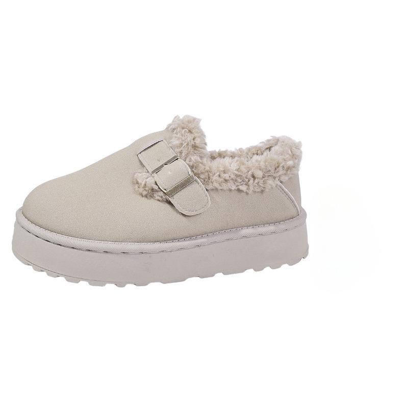 New Women's Shoes Snow Boots Thickened and Warm Thick-soled Cotton Shoes