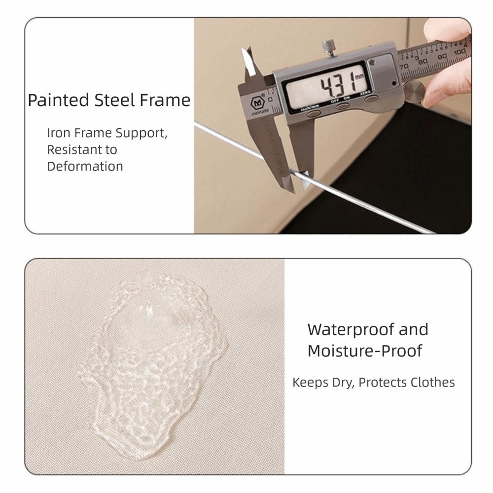 Stackable Closet Clothing Organizer Large Capacity Toy Storage Bins Fabric Storage Box  Living Room