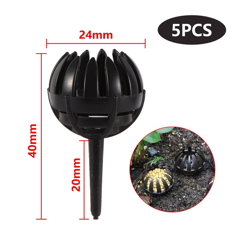 5/20Pcs Bonsai Tool Box Fertilizer Cover Basket Box Dome Case Plastic Plant Bug Portable Nursery Pot Cultivation Fertilizer Box