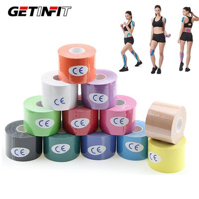 Getinfit 1 Stück Wasserdichtes Kinesiologie-Tape zur Muskelregeneration Schmerzlinderung Sportliches Bandagen-Schutzband für das Fitnessstudio