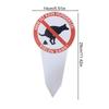 Kein Hundekot Schild für den Garten Wasserdicht Kein Hundekot Schild Auffällige Warnung Neuheit Gag Vorsicht Gartenstecker für Zuhause