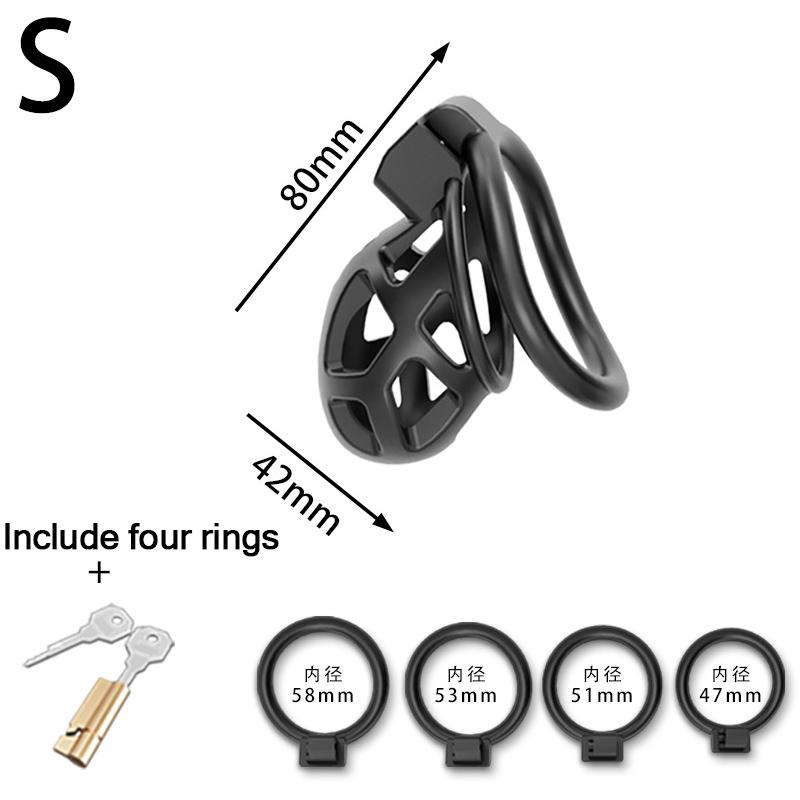 Male Chastity Cage Sissy Belt Invisible Chastity Lock Rings With 3/4 Sizes Cock Cage Bondage Device Sex Toys For Men Adults