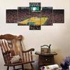 5Pcs Sports Stadium Room TD Garden Arena Paintings Hockey NHL Bost Bruins 5 Pieces Pictures Poster HD Print Home Decor Modern