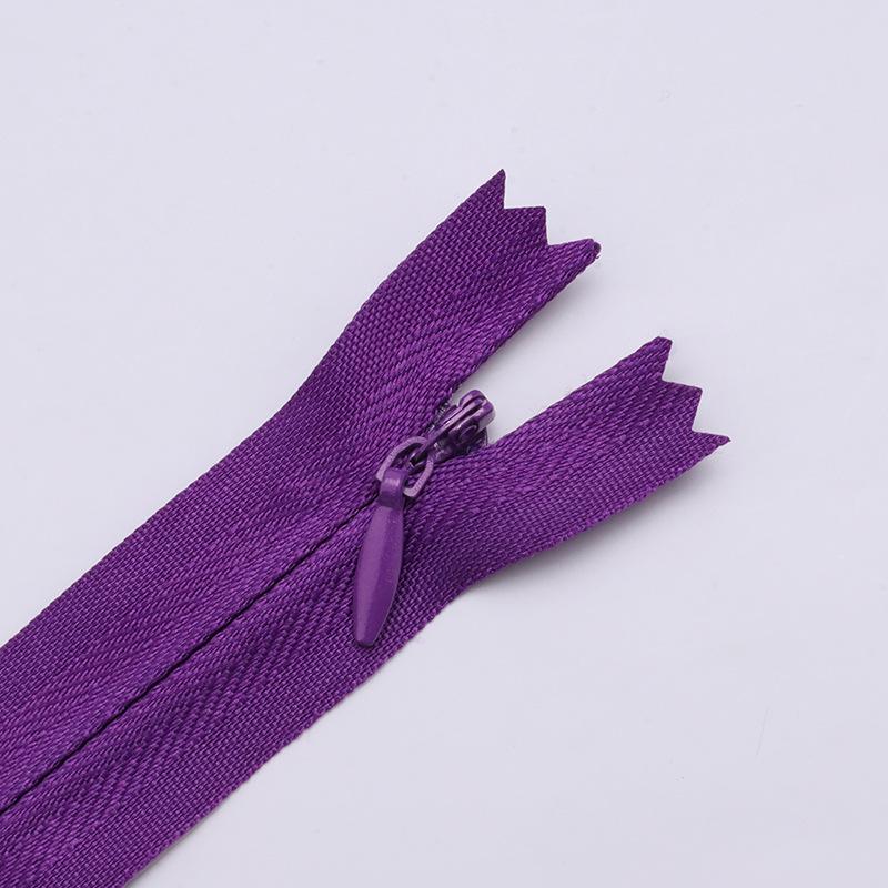 Color No. 3 Nylon Closed-End Zipper for Cushions, Pillows, and Dresses - Home Textiles & Clothing Accessories