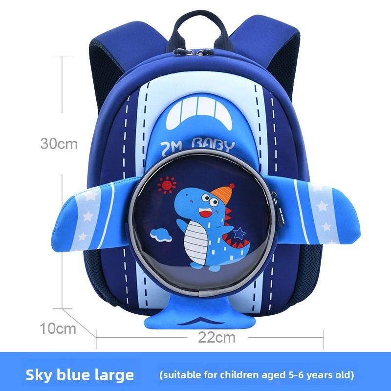 Cartoon Kids Backpack With Dacron For Preschool School Use