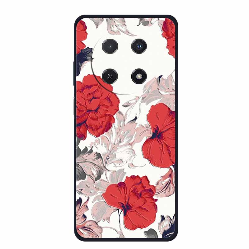 3D Emboss Case For Huawei Nova 14i Phone Case Coque Flowers Silicone Soft Back Cover For Huawei Nova 13i Y91 12i Case Funda Para