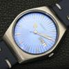 VINTAGE SEIKO AUTOMATIC 6309A JAPAN MENS BLUE COLOR DIAL WATCH A701502-5 R206b-a701502