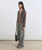 INSILENCE WOMEN Straight Color Denim Khaki Grey