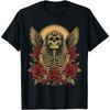 Egypt Ancient Pharaoh with Roses Sphinx Egyptian T-Shirt(15)