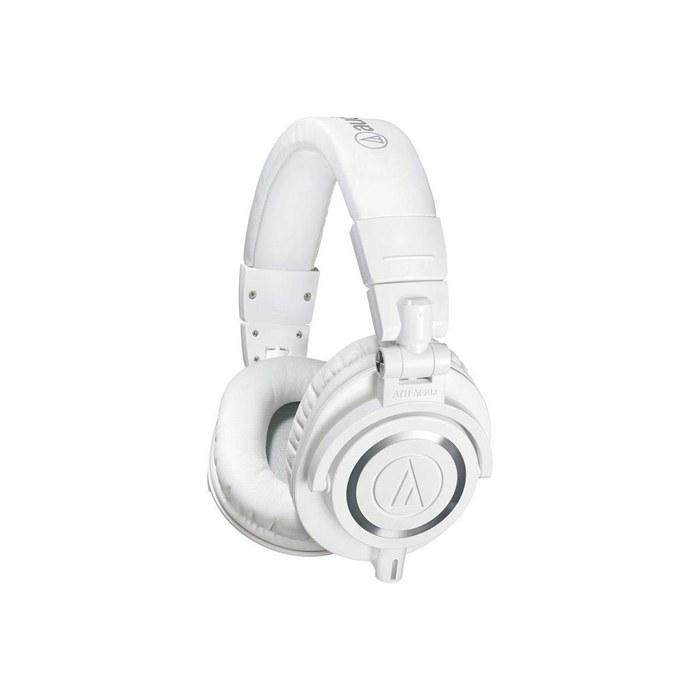 audio-technica ATH-M50xWH Professional Monitor Headphones White + HP-M50xWH Replacement Earpads