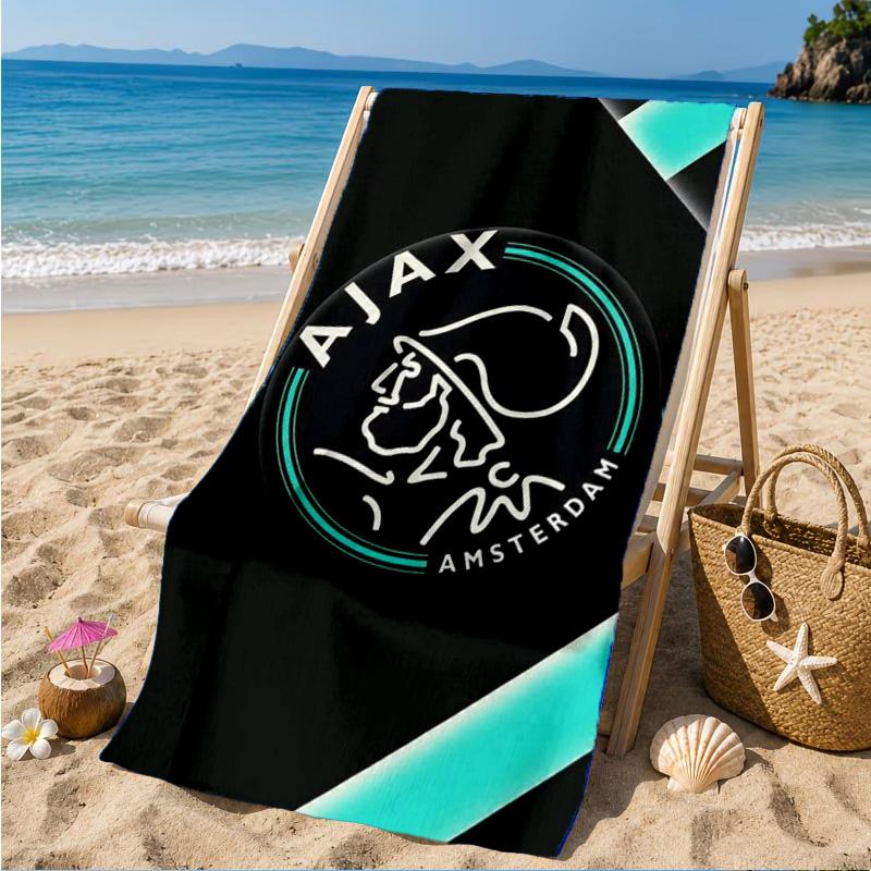 AFC Ajax Emblem Design Strandtuch, Schnelltrocknend, Pflegeleicht, Geeignet für Fitness und Strandurlaub, Sport-Essential