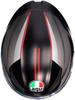 AGV K1 S Full Face Motorcycle LAP MATT XL Helmet, BLACK/GREY/RED, (61-62cm), 18394007034-XL