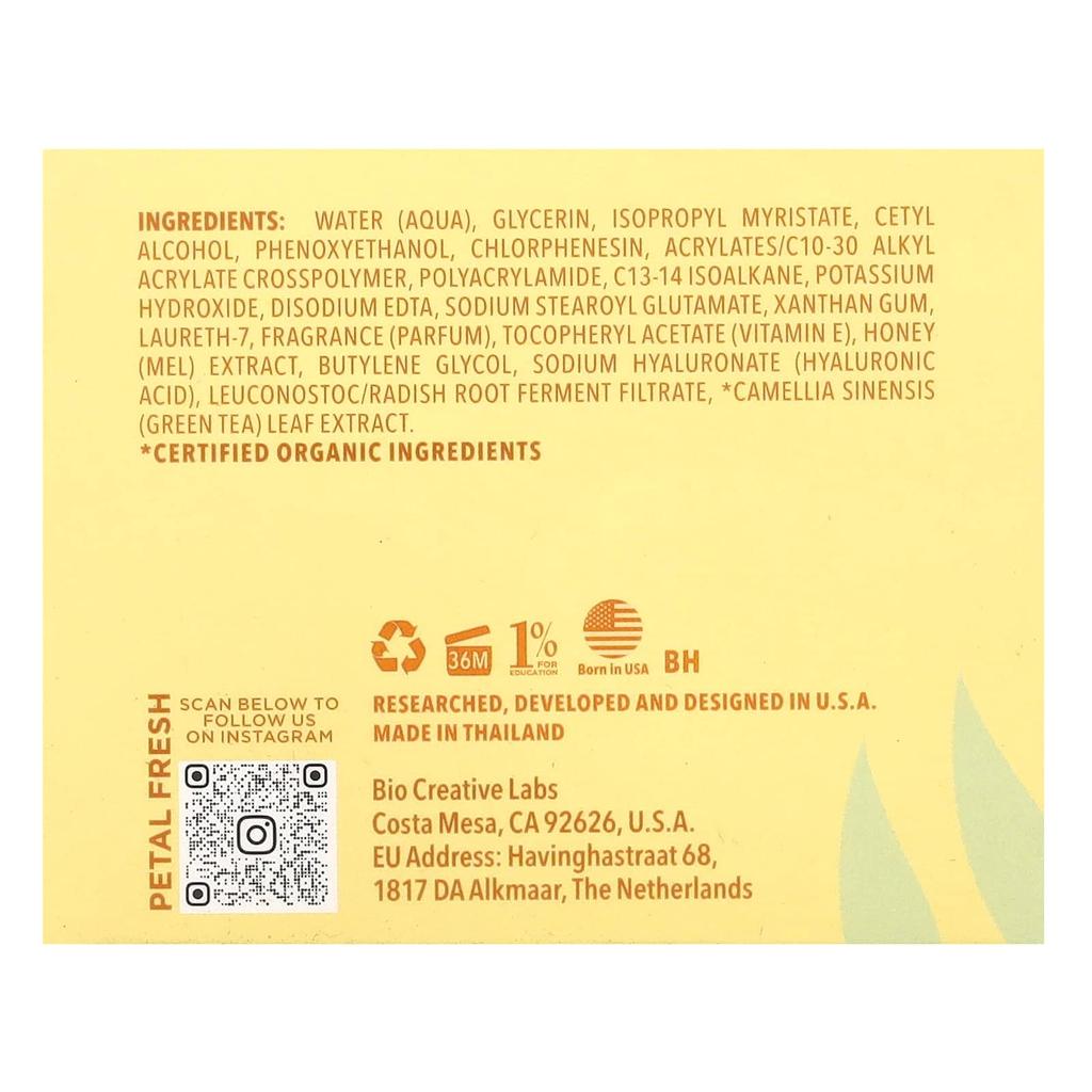 Pure, True Hydration Daily Moisturizer, Honey Extract, Vitamin E, 118 Ml (4 Fl Oz)