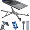 YACHUN Foldable Laptop Stand with Magnetic Tablet Ergonomic 8 Height Angle Lightweight Compatible with Storage Bag Included [New Release] Ring, Stand,