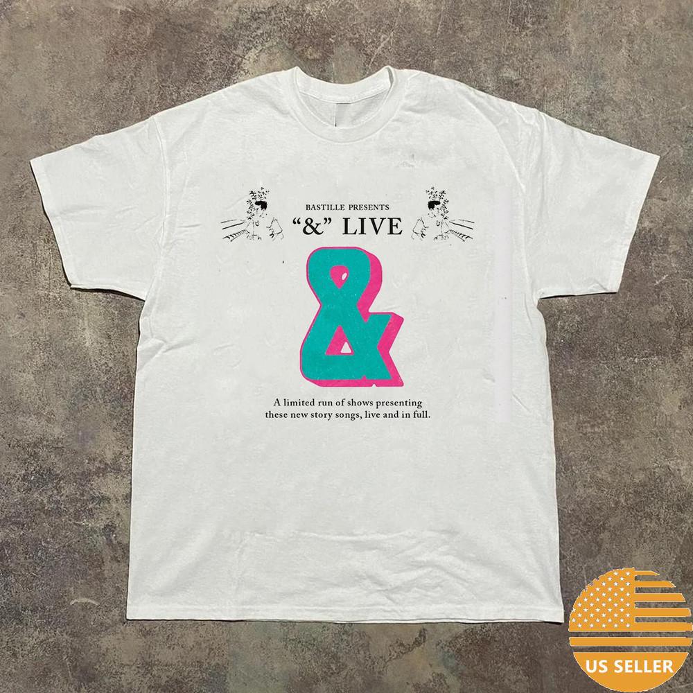 Concert Bastille Band  Paris 2024 T Shirt Full Size S-5XL AA1637 Unisex T-Shirt L