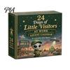 Collectible Alien Elf Figures 2026 Spirit Advent Calendar, 24-Day Countdown Mini Figure Set, Festive Home Decor Ornaments Fairy Christmas Ornament