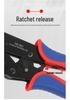 Pre-Insulated Terminal Ratchet Crimping Pliers Set for Electricians - HS-30J Model