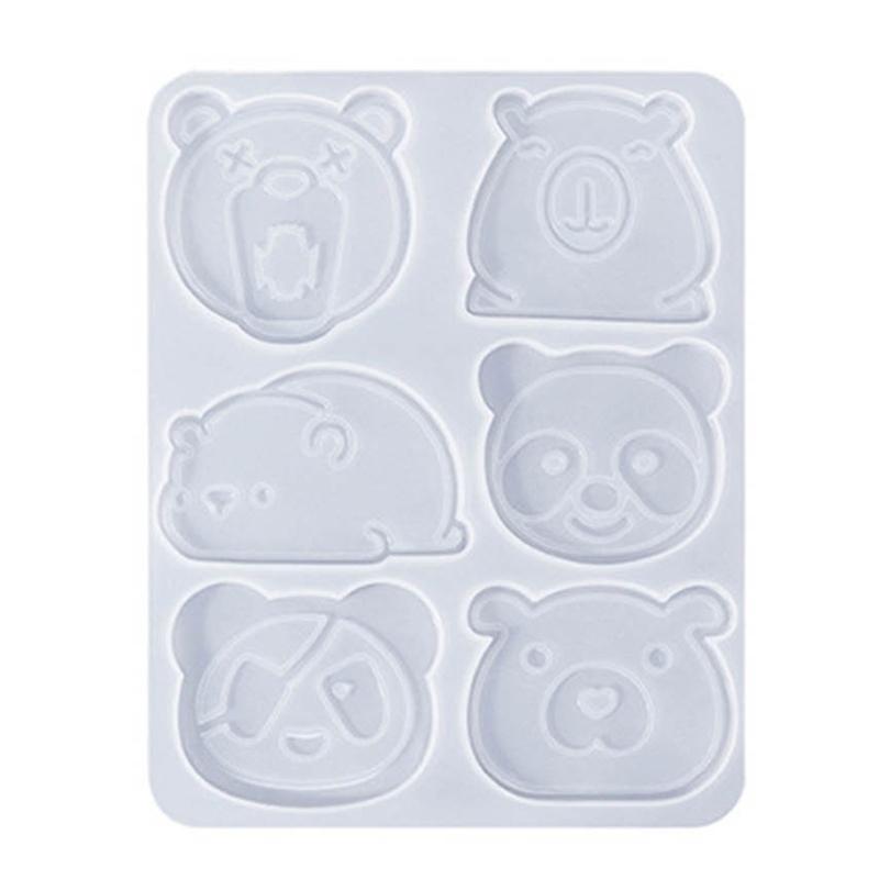Soft Silicone Mold Hair Accessories Making Molds Lovely Animal Shaped Hair Clip Mould Reliable Jewelry Making Supplies
