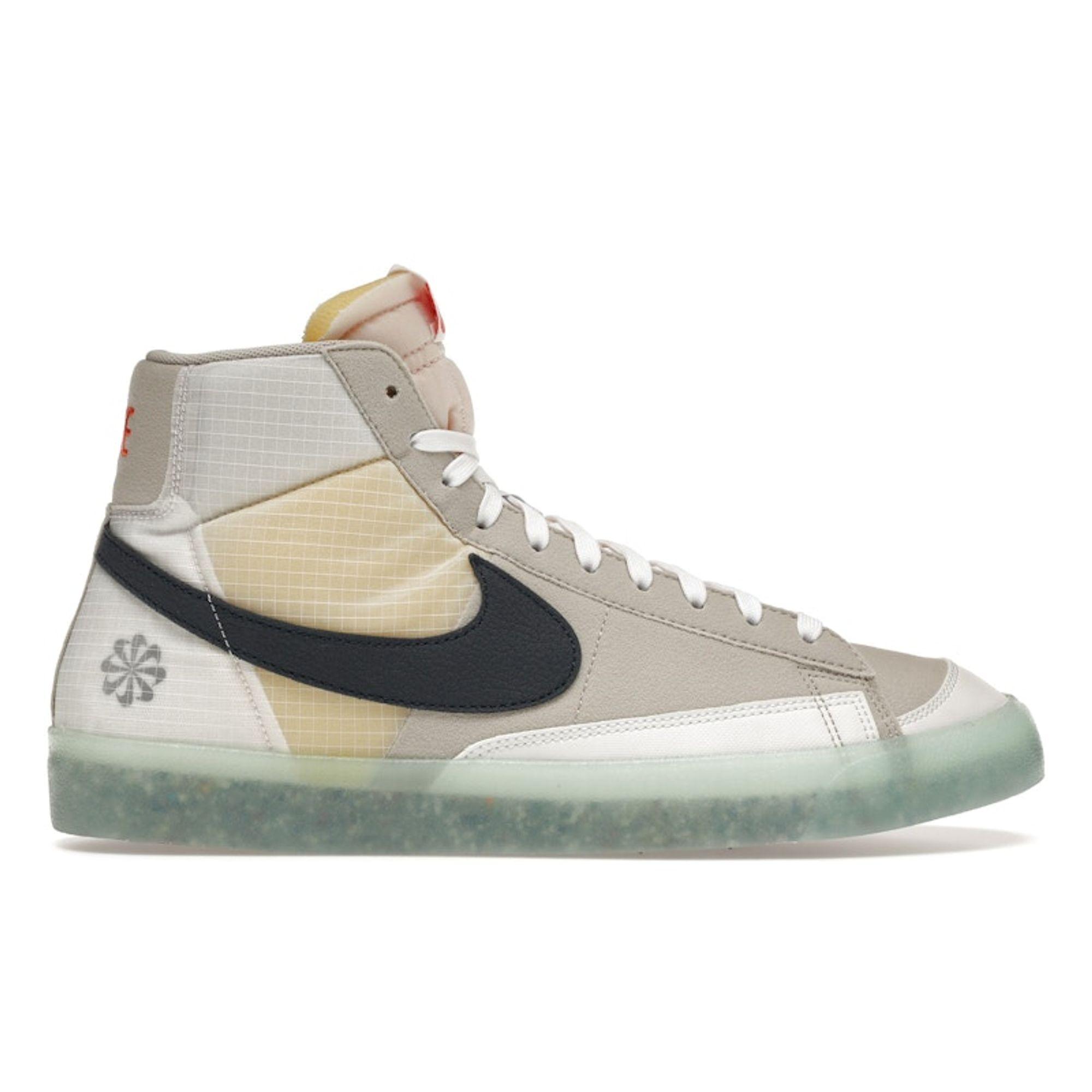 

Nike Blazer Mid 77 Move to Zero Men Cream Armory Navy Orange Glacier Ice DH4505-200 EU 43