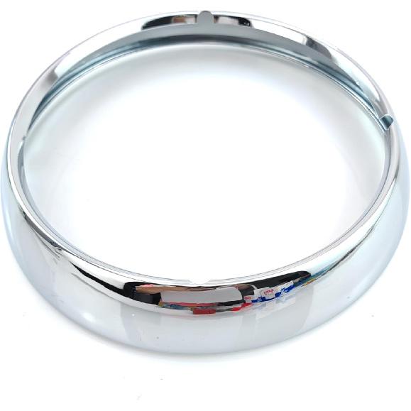 Chrome 7  Headlight Headlamp Trim Ring for Harley Road King Street Electra Glide
