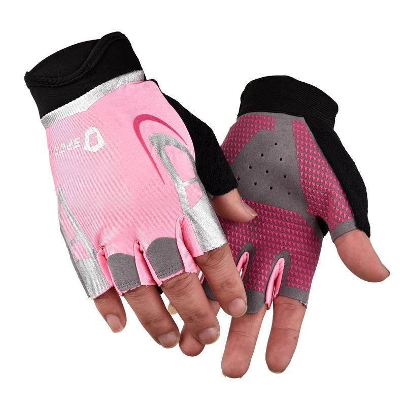 Fitness Cycling Gloves Half Finger Men's and Women's Non-slip Breathable Thin Equipment Gym Exercise Outdoor Sports Gloves