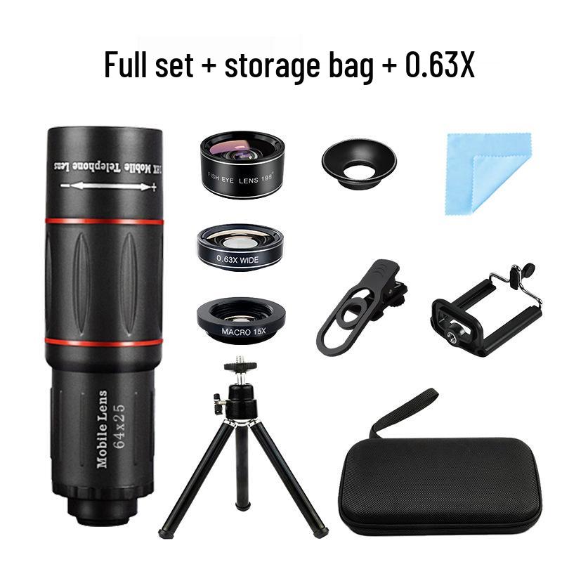 High-Definition Portable 18x Mobile Phone Telescope Lens for Outdoor Photography