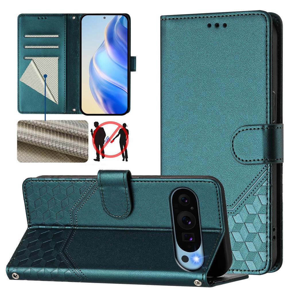 Leather Magnetic Flip Wallet Case for Google Pixel 10 9 Pro XL 8a 7a 6a 5a 5, Full Body Shockproof Protection Phone Cover