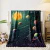 Solar System Blanket Design for All Seasons Blanket Lunch Break Throw Gift
