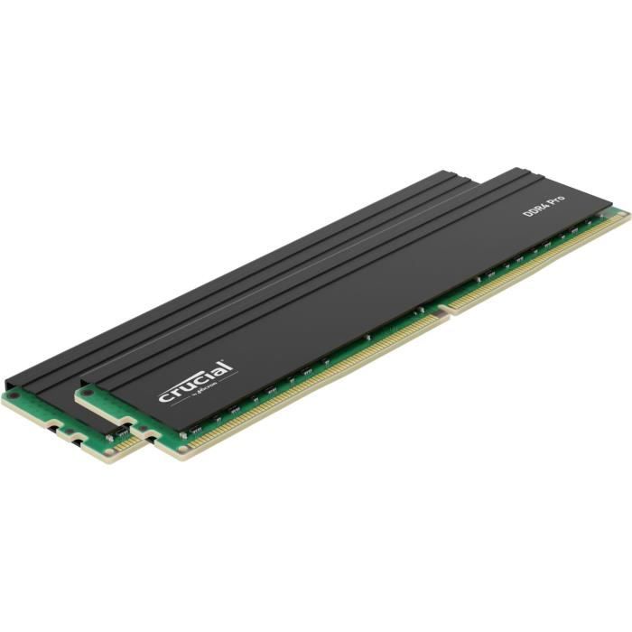 Crucial Mémoire RAM DDR4 Pro - 32GB Kit (16GBx2) - 3200 MT/s - CL22