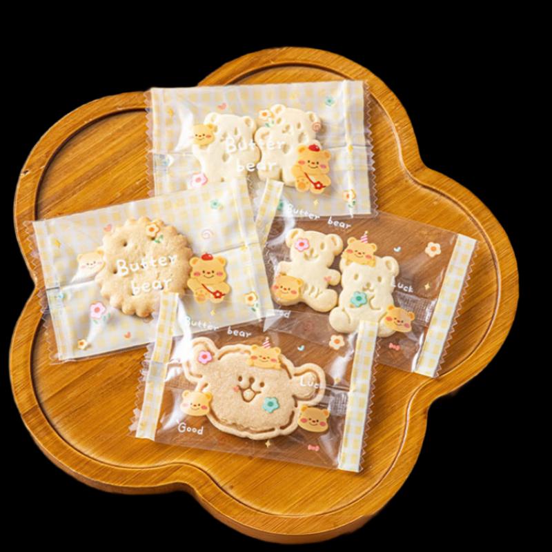 MEIDI Disposable Transparent Cookie Packaging Bags